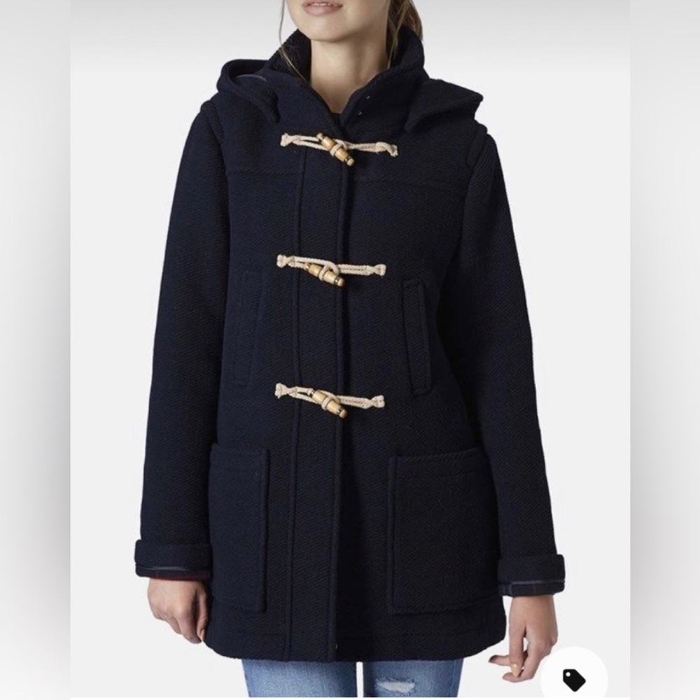 Topshop Toggle Wool Coat size 12